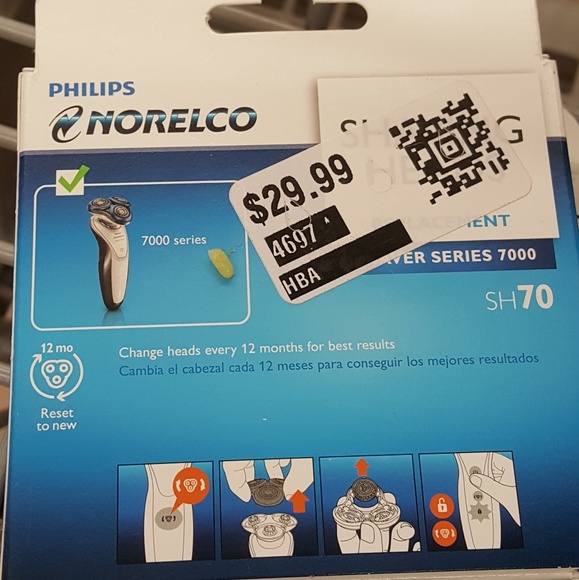 Philips Norelco Shaving Heads 7000 Series SH70 - Picture 2 of 5